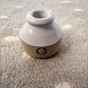 NWOT Farmhouse Pottery Milk Jug Match Striker